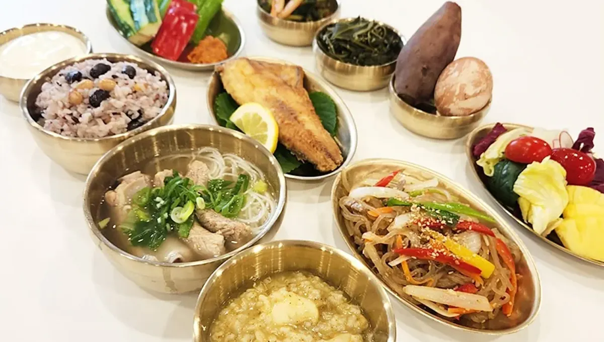 예성한방병원 입원 환자 치료식 상차림